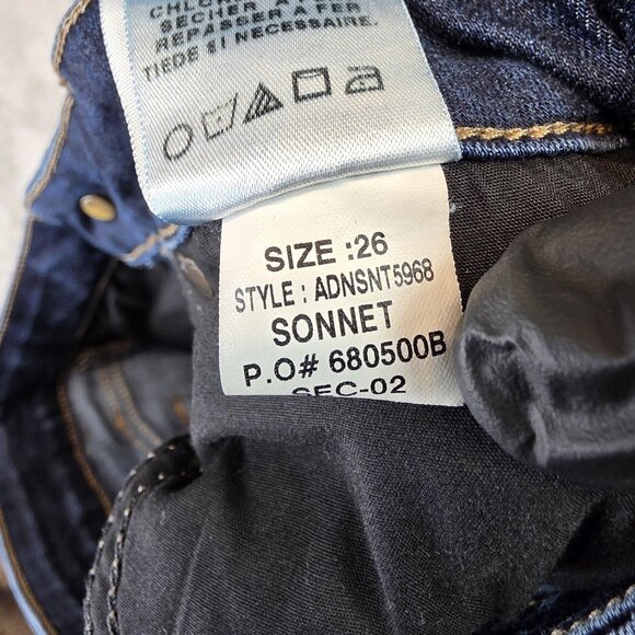 Joe's Jeans Skinny Ankle Jeans Womens 26 Blue Sonnet Stretch Denim ADNSNT5968 - Picture 12 of 12